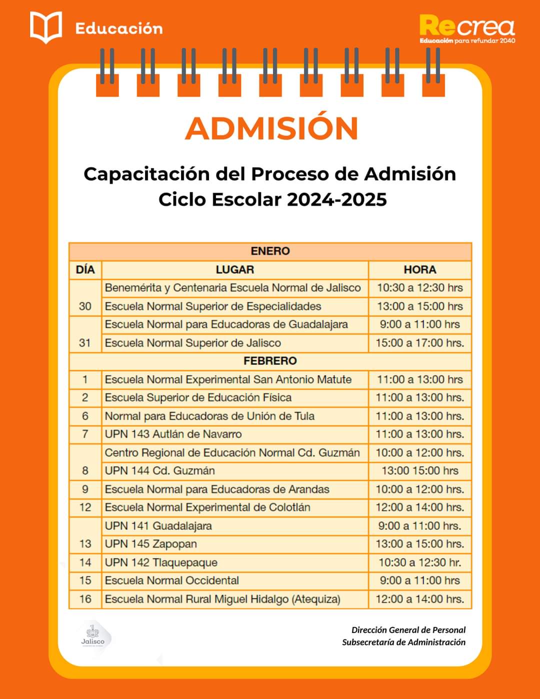 Capacitación del Proceso de admisión ciclo Escolar 24-25